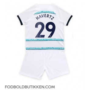Chelsea Kai Havertz #29 Udebanetrøje Børn 2022-23 Kortærmet (+ Korte bukser)